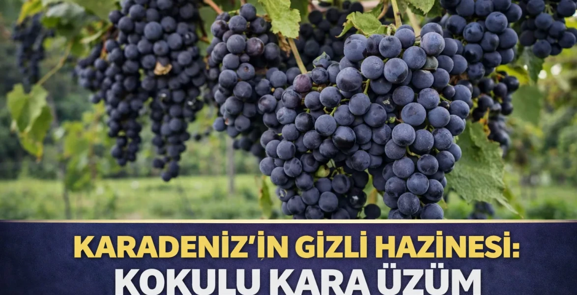 Karadeniz’in Gizli Hazinesi: Kokulu Kara Üzüm Yeniden Keşfediliyor