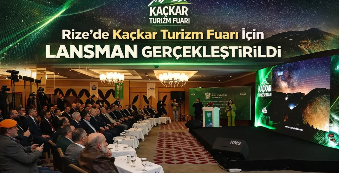 Rize’de Kaçkar Turizm Fuarı için lansman gerçekleştirildi