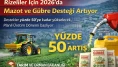 Rizeliler İçin 2026’da Mazot ve Gübre Desteği Artıyor