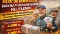 Rize’de Emekliler Bayram İkramiyesine Kilitlendi