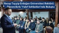 Recep Tayyip Erdoğan Üniversitesi Rektörü Öğrencilerle “Vakıf Sohbetleri”nde Buluştu