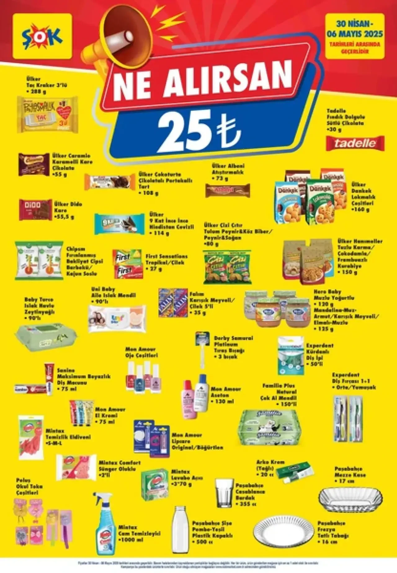 ŞOK Marketler'den Şaşırtan Fırsat: 30 Nisan 2025'te Tüm Ürünler 25 TL! 2