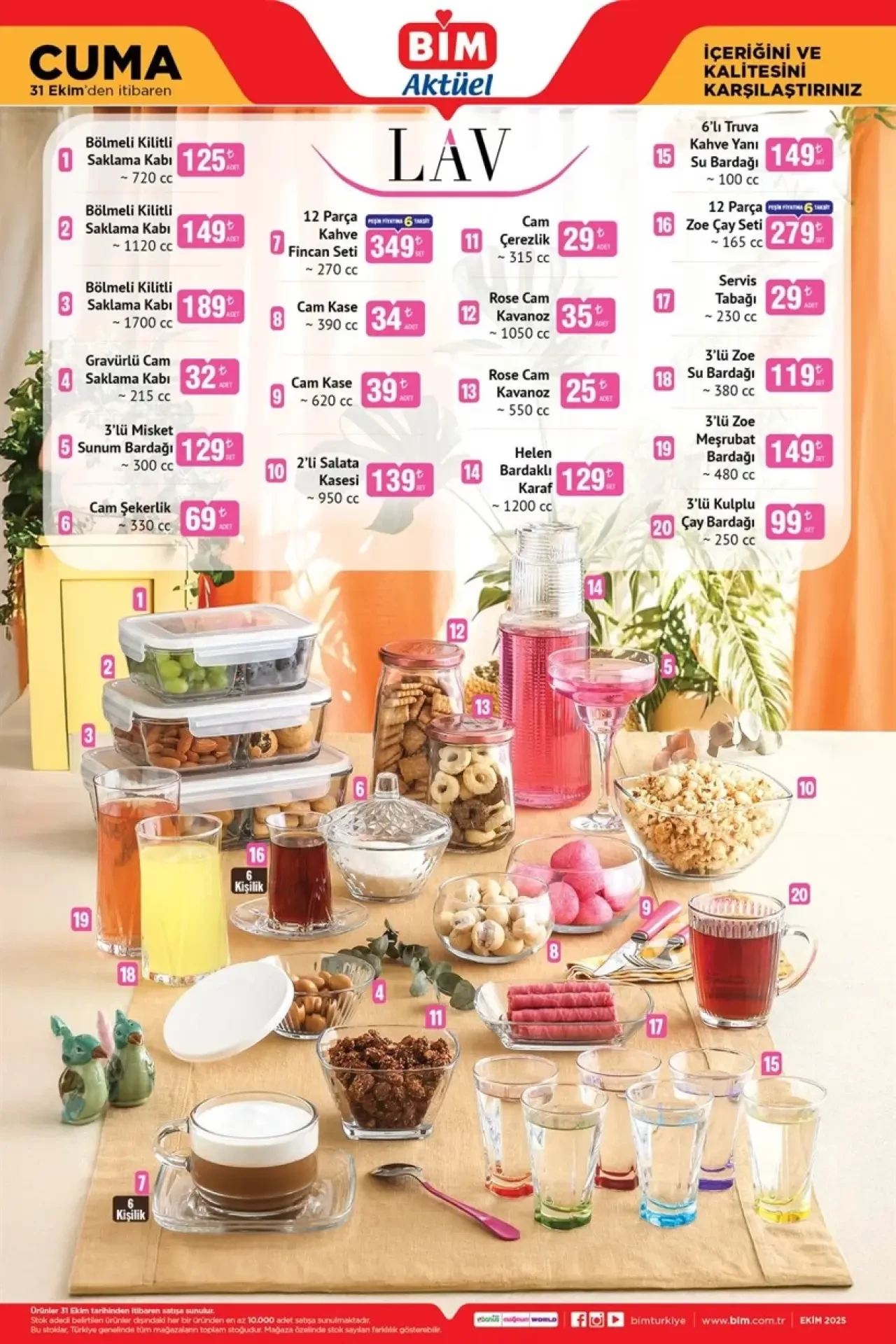 BİM'de 28-31 Ekim Tarihleri Arasında Sunulacak Aktüel Ürünler Açıklandı! İşte Yeni Ürünlerin Detayları 2