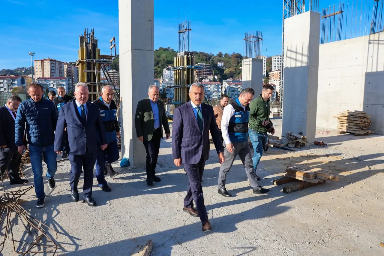 Rize Spor Kompleksi İnşaatında Son Durum: Valimiz İhsan Selim Baydaş İncelemelerde Bulundu 2