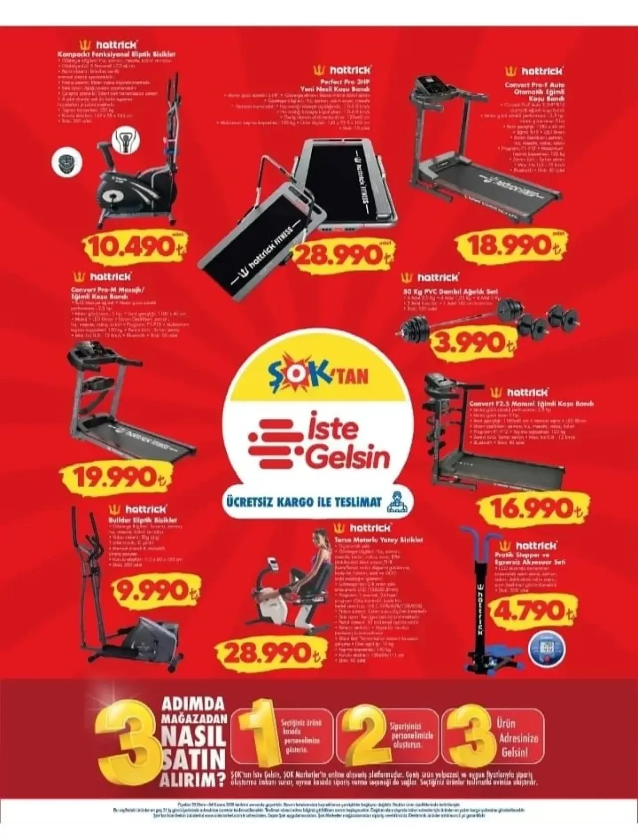 ŞOK Marketlerden Müjde: 29 Ekim-4 Kasım 2025 Aktüel Ürünler Kataloğu Yayınlandı! Koşu Bandı Stoklarda! 2