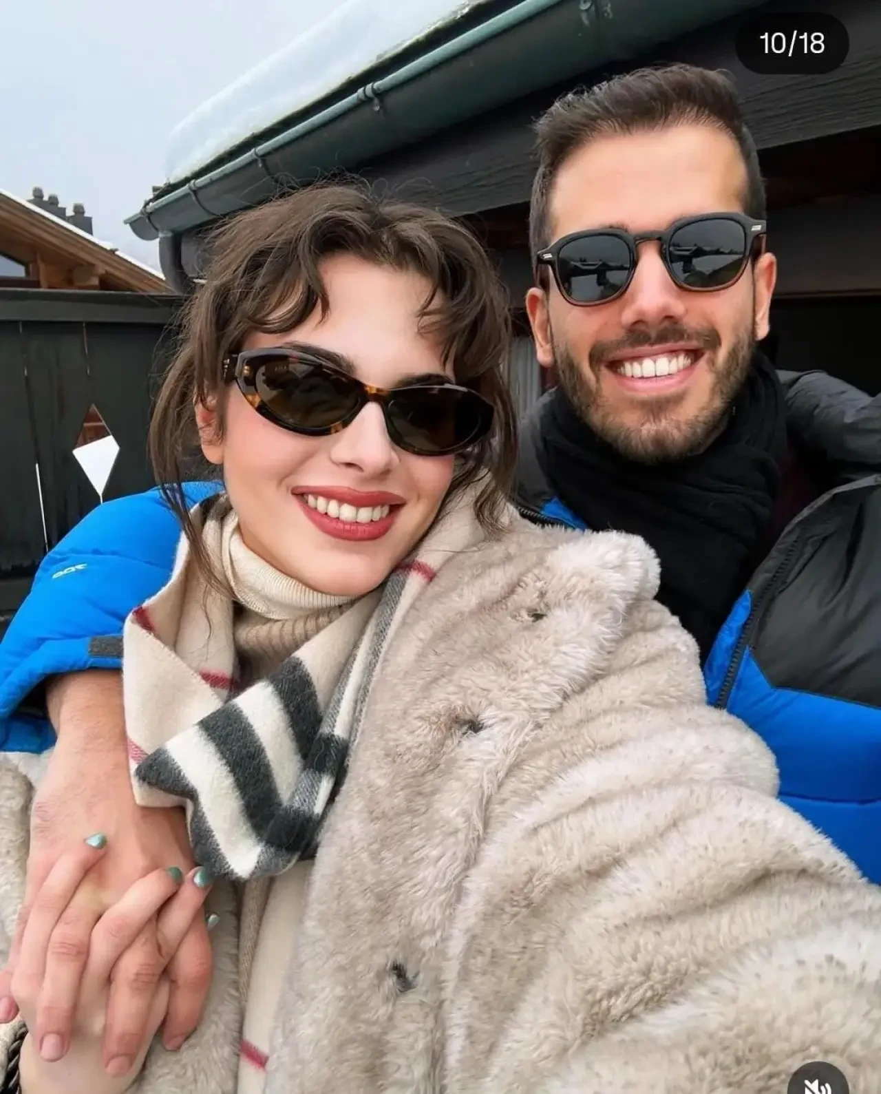 Defne Samyeli’nin kızı Derin Talu, sevgilisiyle İsviçre tatilinde büyüledi! ❄️❤️ 2