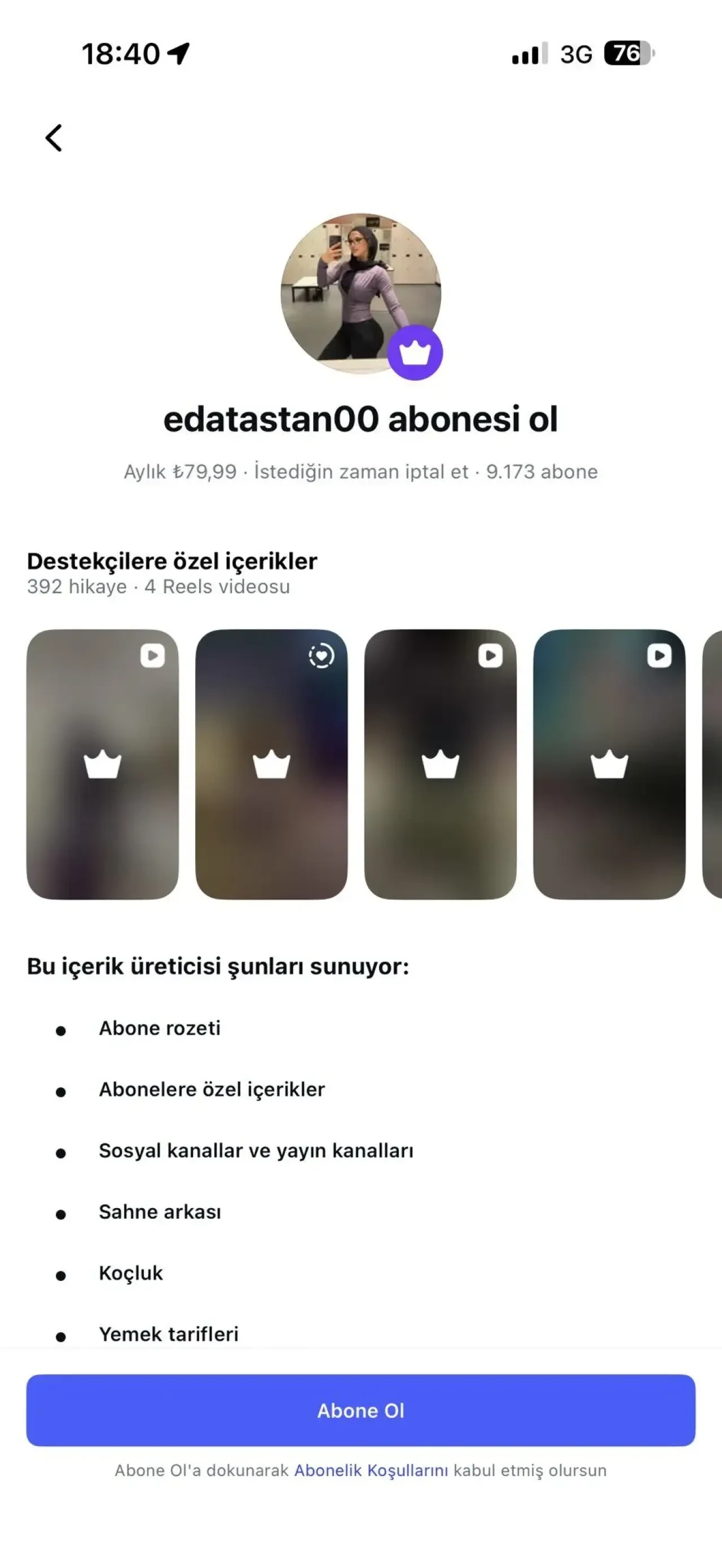 Ücretli içerik üreticisi Eda Taştan, başörtüsü yüzünden tepkilerin odağında! Kazancı dudak uçuklattı 8