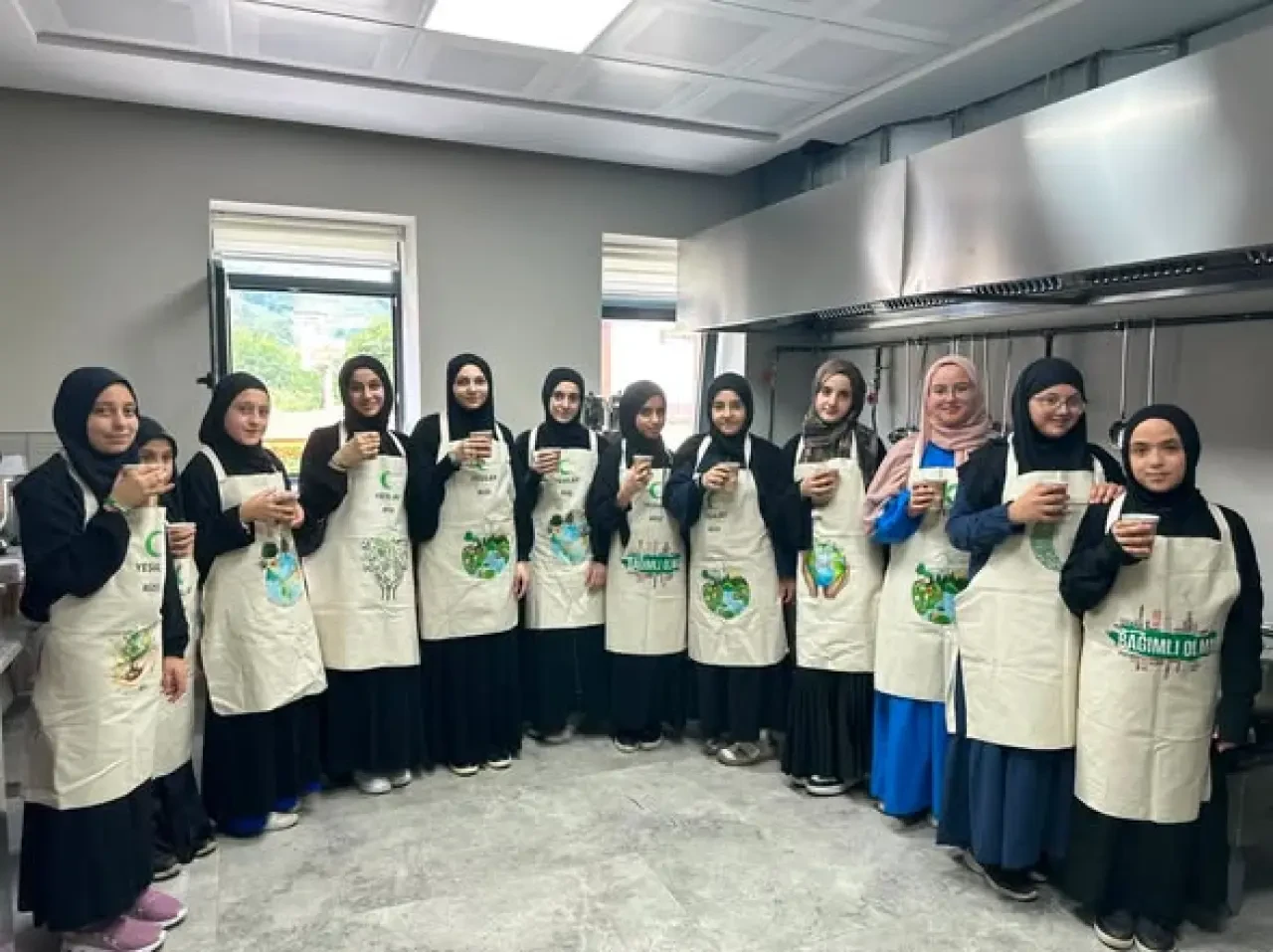 Rize'de Kur'an Kursu Öğrencileri YEDAM'da Gastronomi Etkinliğine Katıldı 1