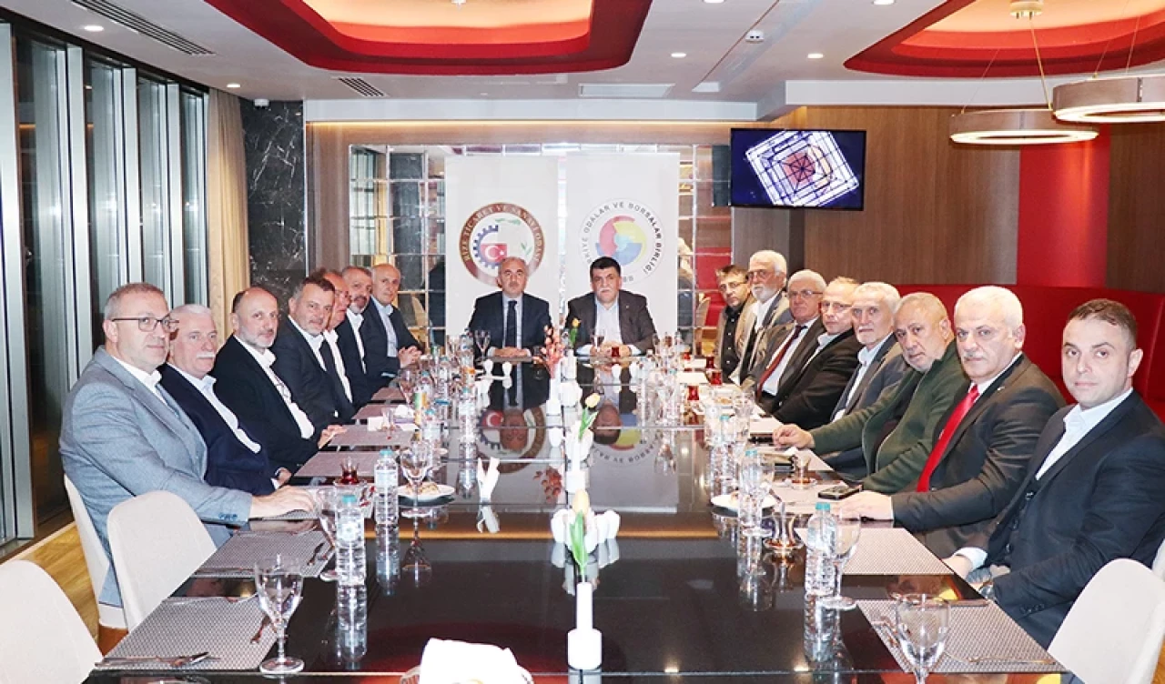 Rize Ticaret ve Sanayi Odası 156. Yönetim Kurulu Toplantısı Gerçekleştirildi