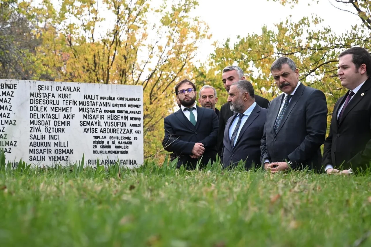 Vali Çiftçi, I. Cihan Harbi Şehitliğini ziyaret ederek şehitleri andı