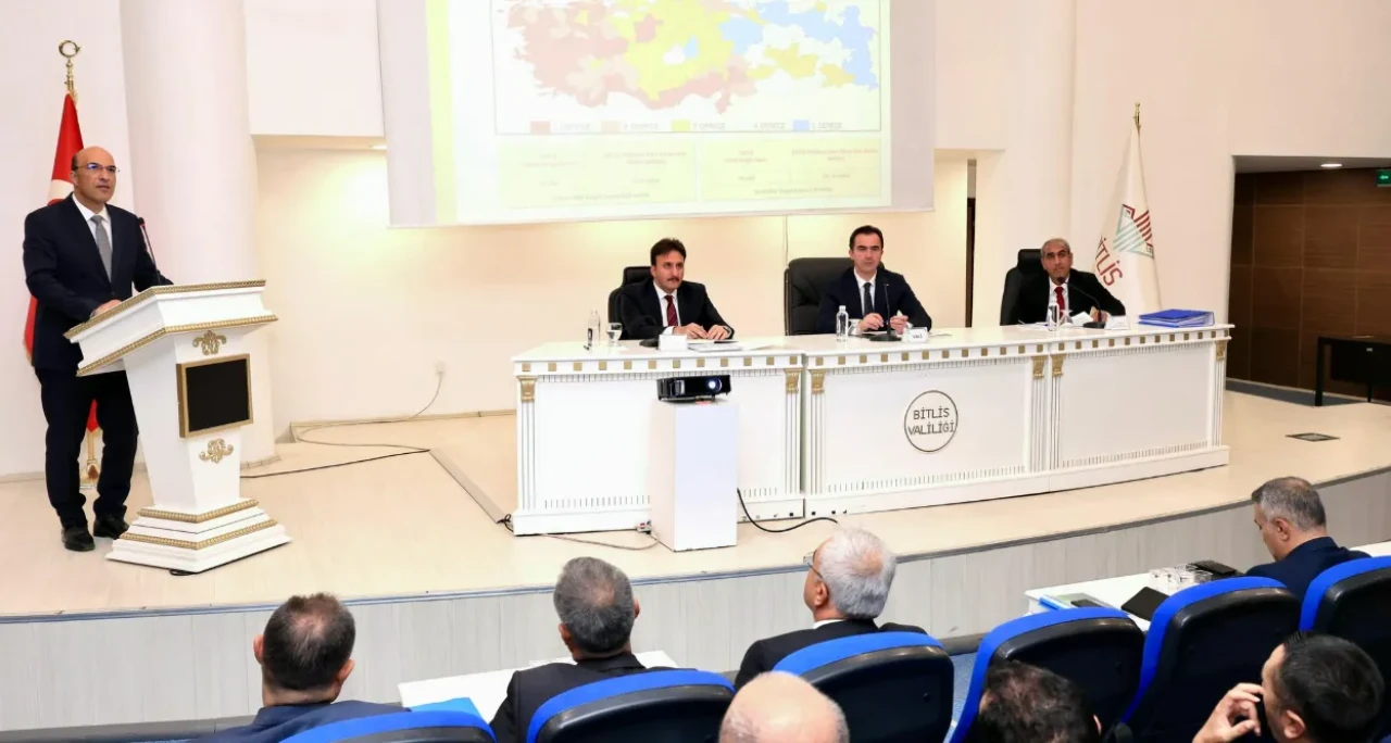 Bitlis’te 2025 Yılı 4. Dönem İl Koordinasyon Kurulu Toplantısı Gerçekleştirildi