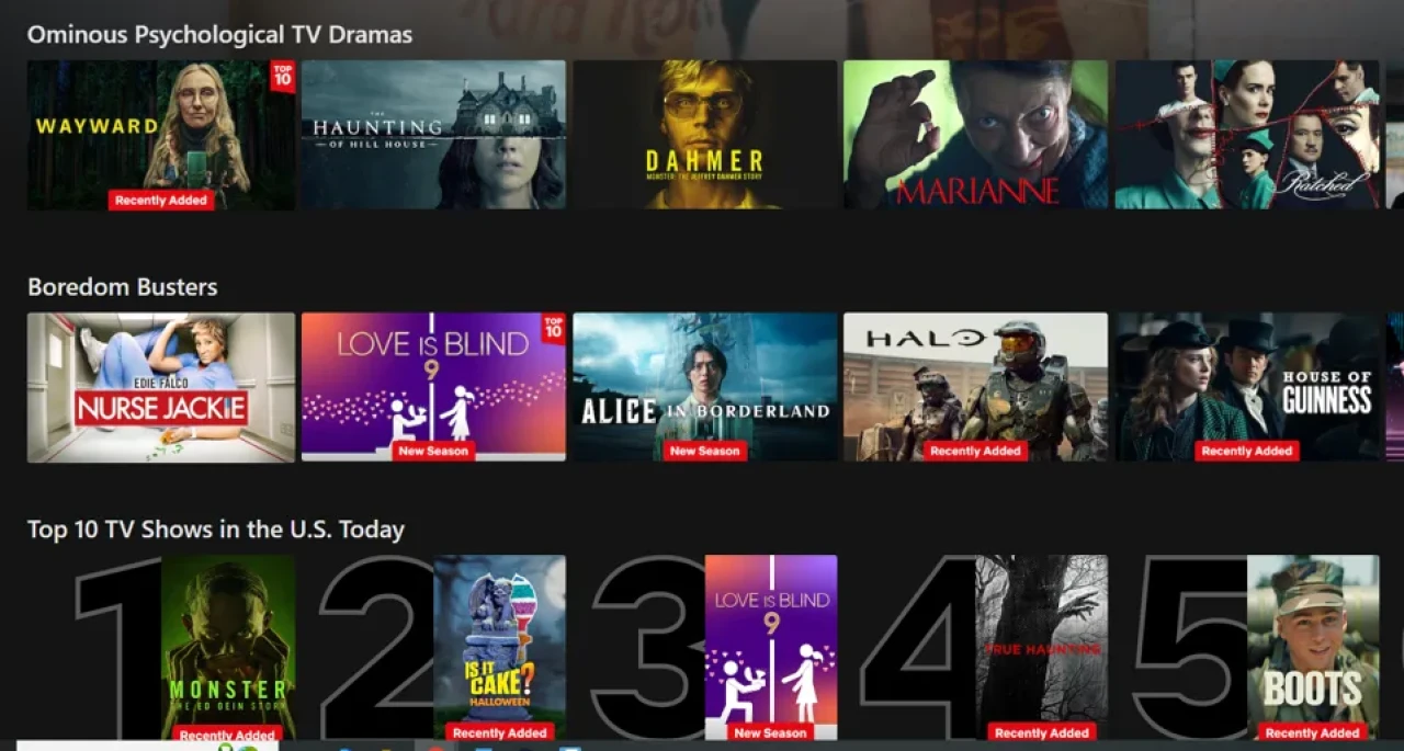Netflix, Dizi Arşivinde Büyük ve Kafa Karıştırıcı Bir Değişiklik Yaptı