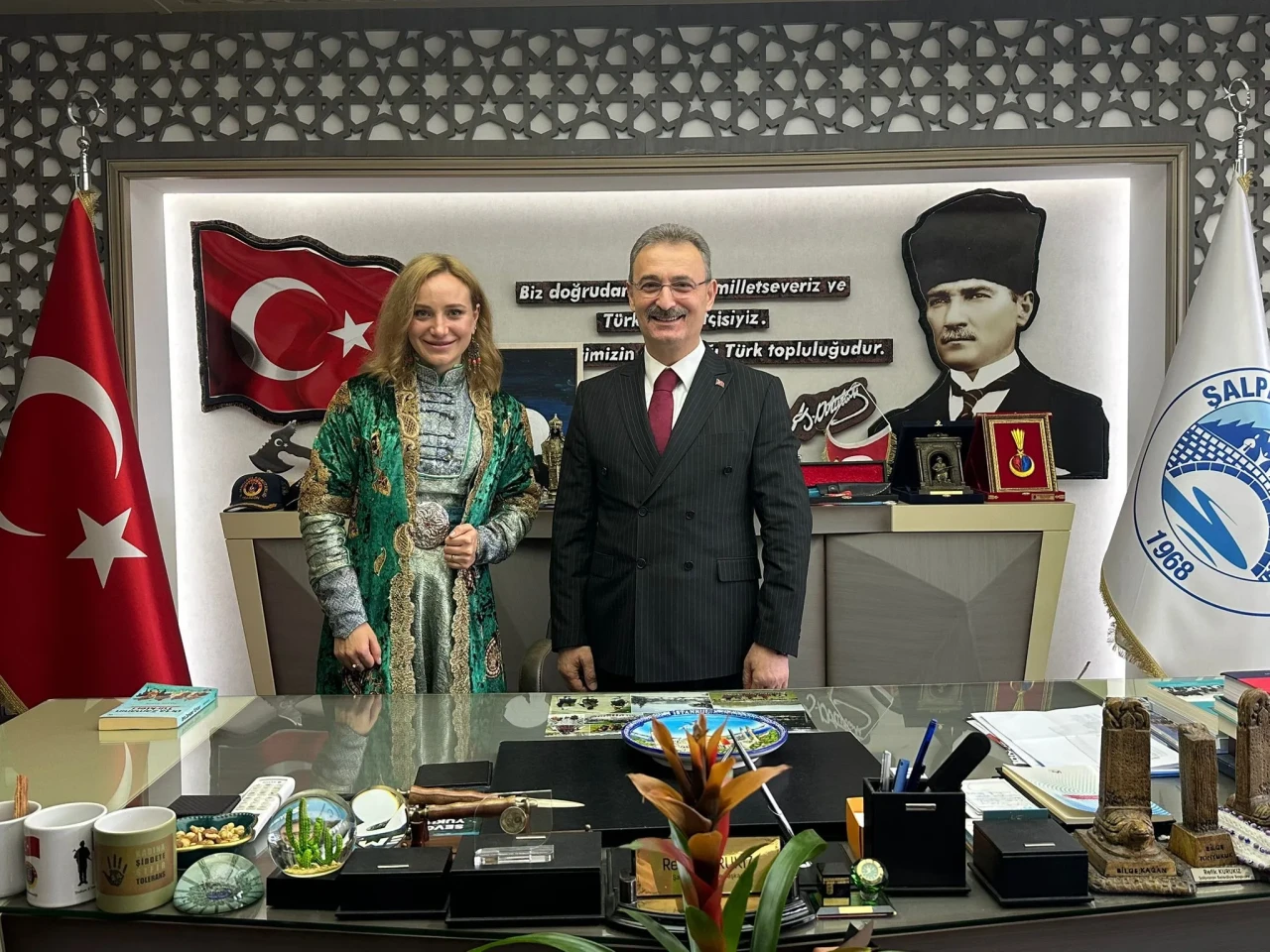 Cumhuriyet Bayramı'nda Şalpazarı'nda kardeşlik ilişkileri güçlendi