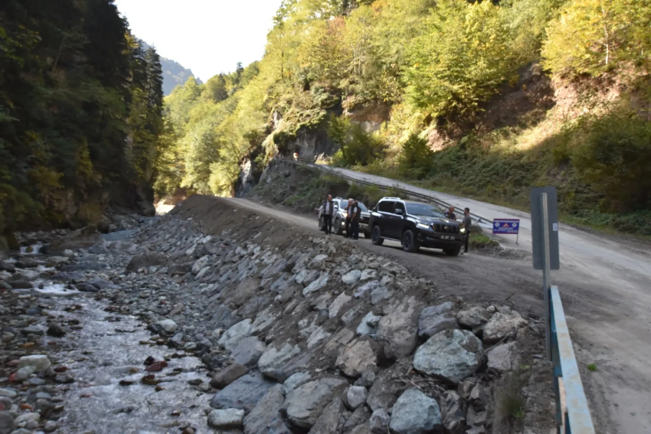 Trabzon Orman Bölge Müdürü Yılmaz, Maçka'daki altyapı çalışmalarını inceledi