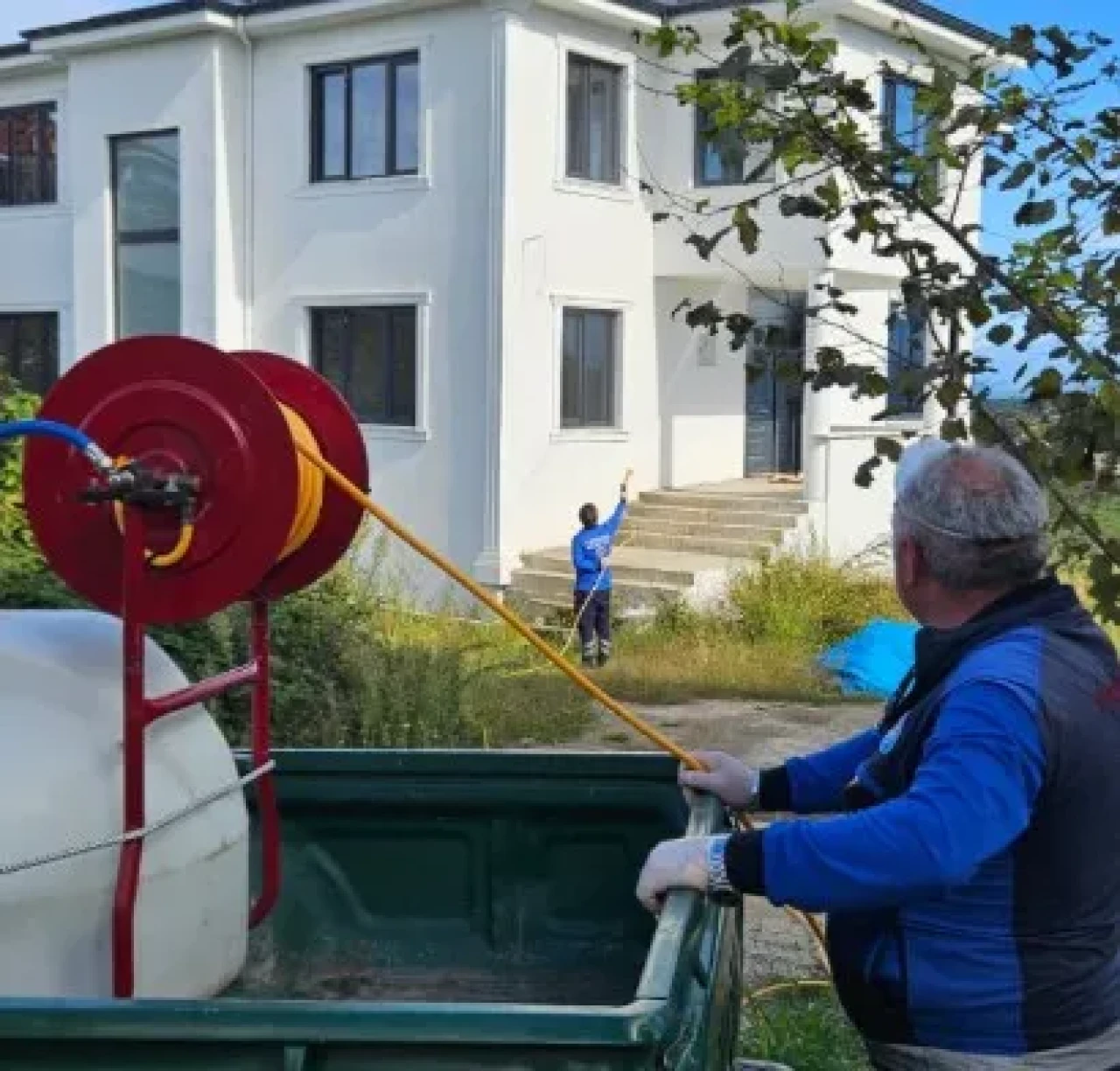 Trabzon'da Kahverengi Kokarca ile Mücadele İçin İlaçlama Yapıldı