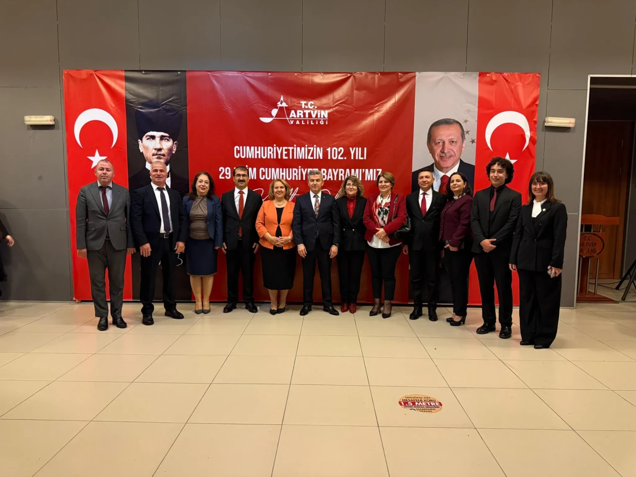 Cumhuriyet Bayramı 102. Yılı Artvin’de Coşkuyla Kutlandı