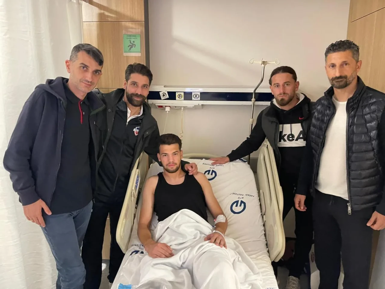 1461 Trabzon FK’dan Mert Kaya’ya Geçmiş Olsun Ziyareti