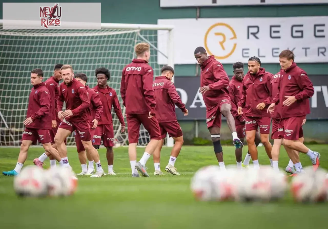 Trabzonspor Çaykur Rizespor maçı hazırlıklarını sürdürdü