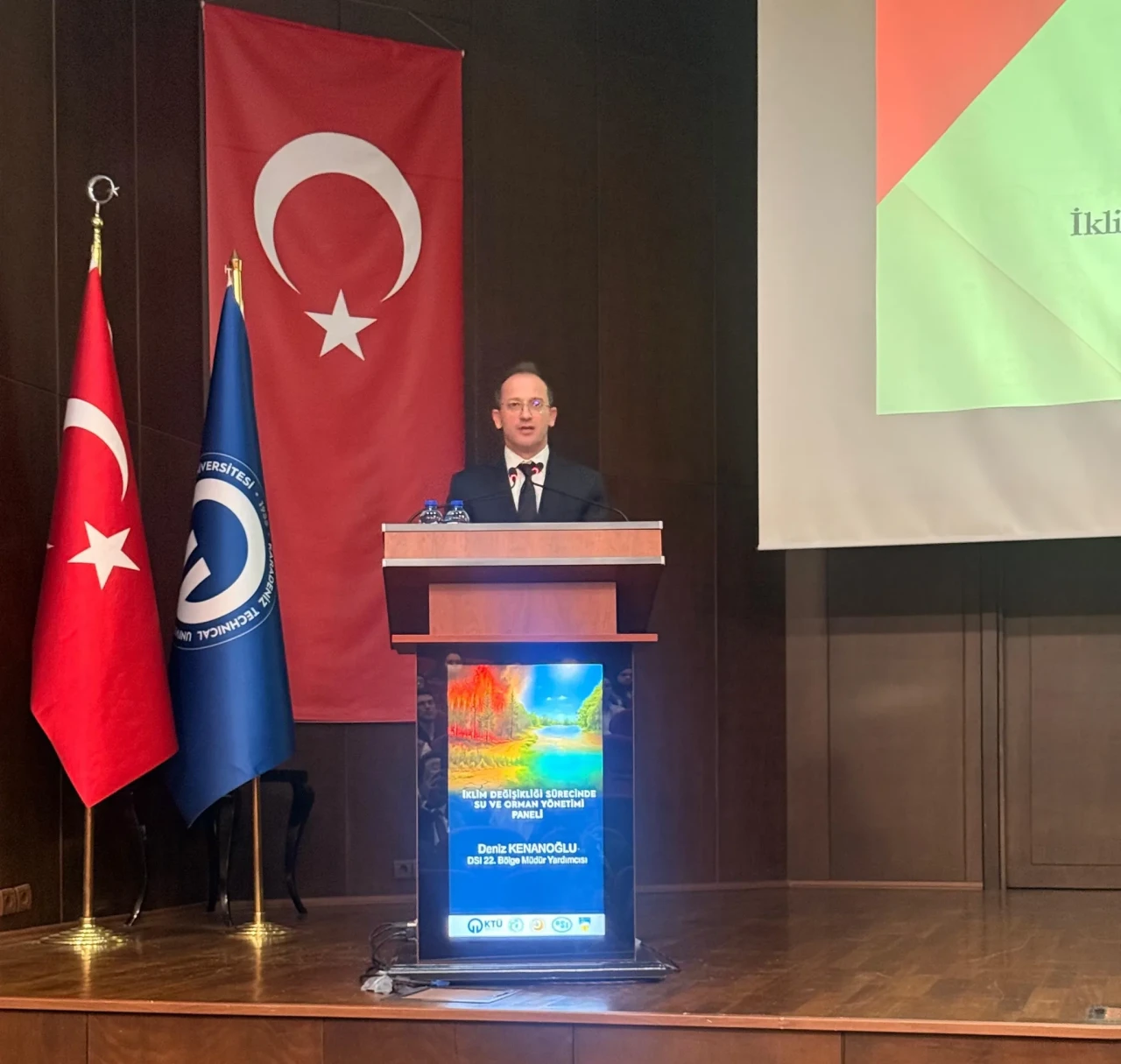 KTÜ'de İklim Değişikliği ve Su Yönetimi Paneli Gerçekleşti
