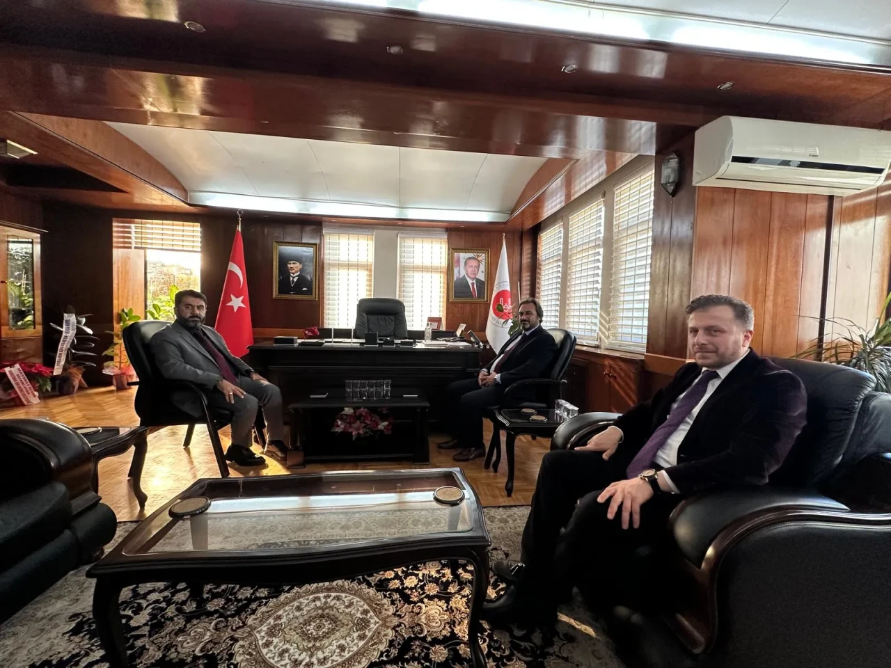 Başhekimi Aydın'dan Müftü Çiçek'e Hayırlı Olsun Ziyareti ve İş Birliği Görüşmesi