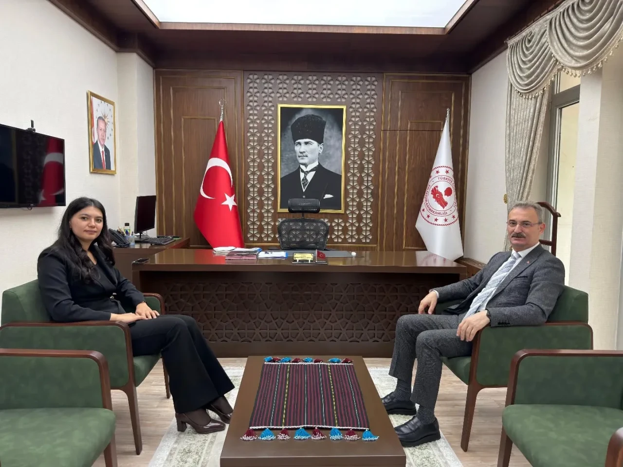 Şalpazarı Belediye Başkanı, yeni Kaymakam ile iş birliği görüşmelerinde bulundu