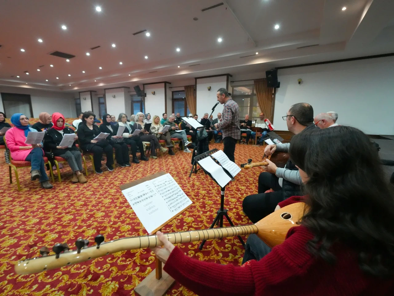 Akçaabat Belediyesi Türk Halk Müziği Korosu Yeni Sezon Çalışmalarına Hızla Devam Ediyor