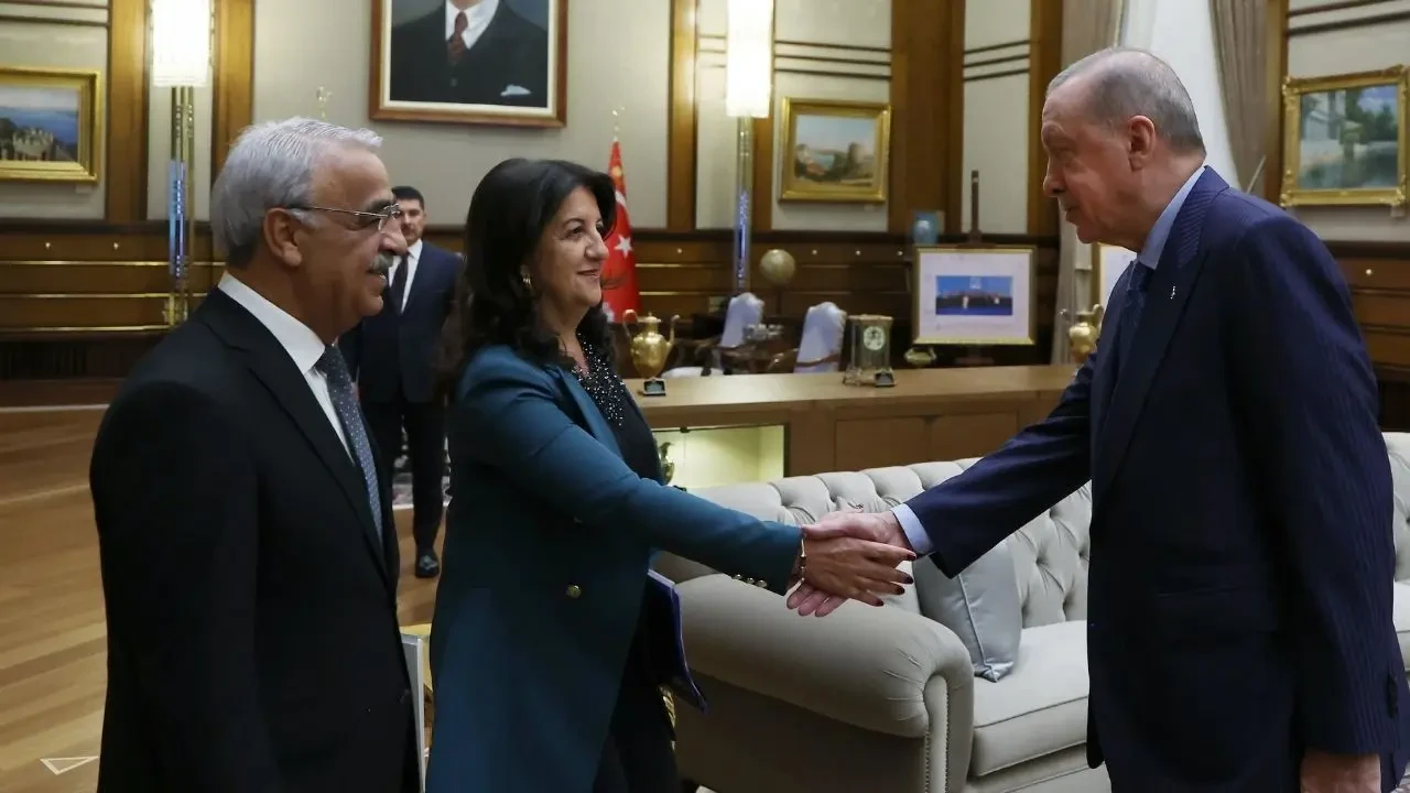 DEM Parti İmralı Heyeti'nin Cumhurbaşkanı Erdoğan ile görüşmesi sona erdi