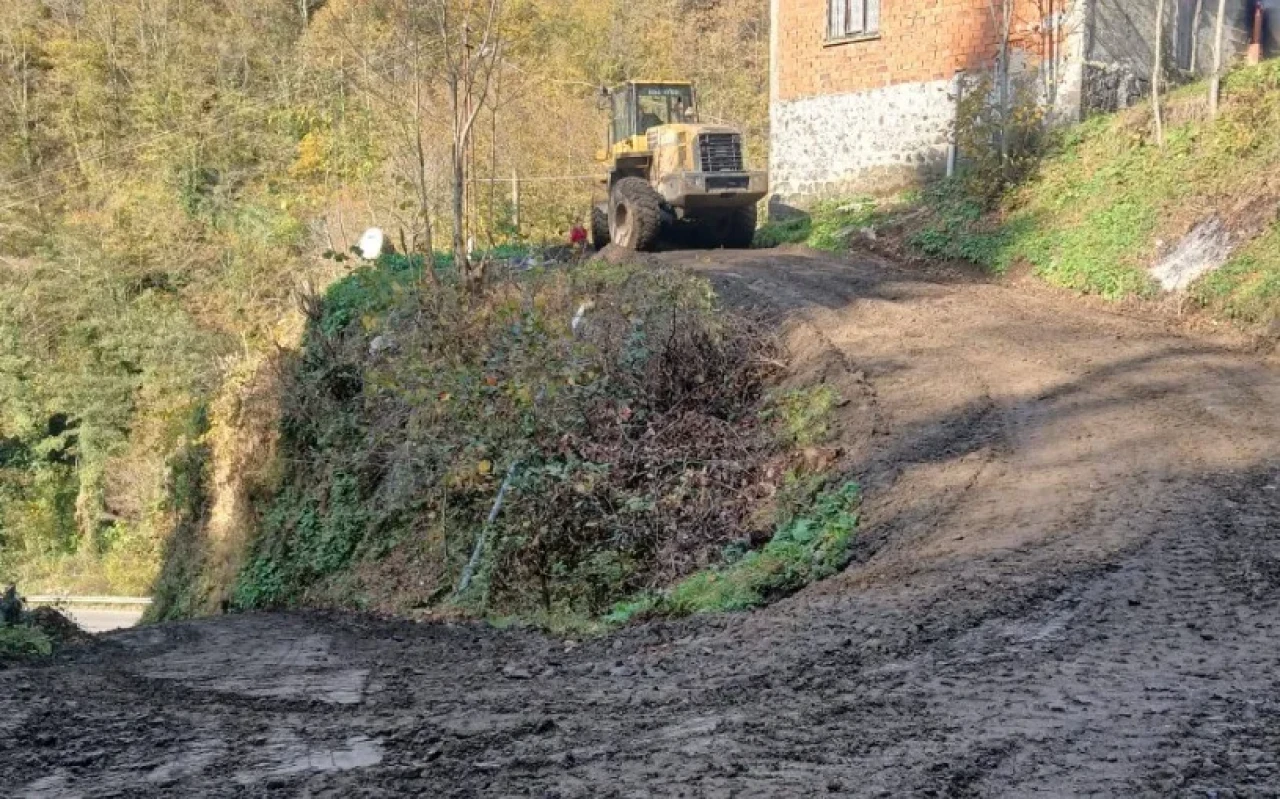 Şalpazarı'nda altyapı yenileme çalışmaları hız kazandı