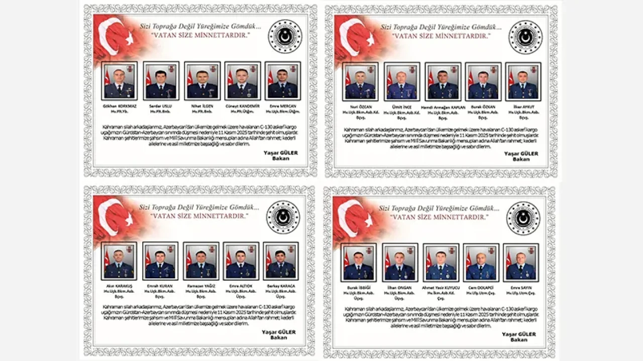 MSB 20 askerin şehit olduğunu açıkladı