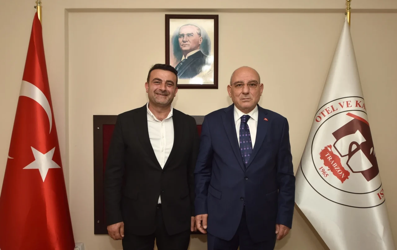 Trabzon Esnaf Birliği'nden Olgun Çapkunoğlu'na Ziyaret ve Dayanışma Mesajı