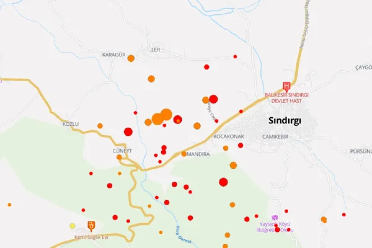 Balıkesir’de 4.8 büyüklüğünde deprem