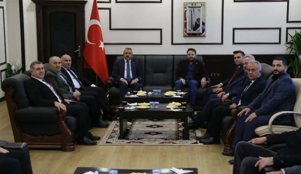 Rize’de Yeni İkizdere Kaymakamına Hayırlı Olsun Ziyareti