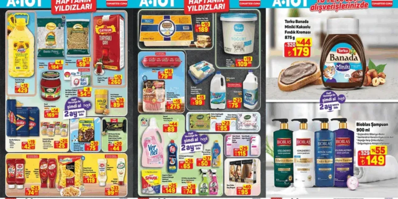 A101 gıda ürünlerinde indirim başladı