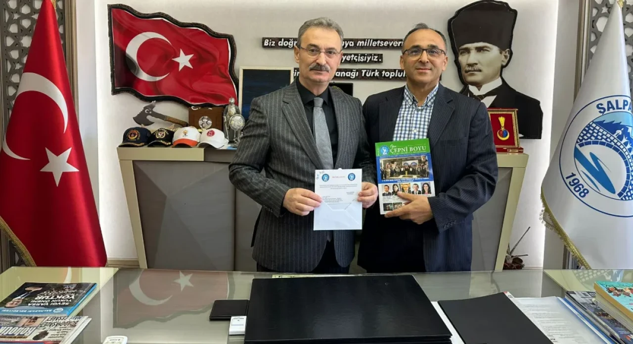 Şalpazarı Belediyesi, Oğuz Çepni Boyu Dernekleri Federasyonu Üyesi Özkan Toprak’ı Ağırladı