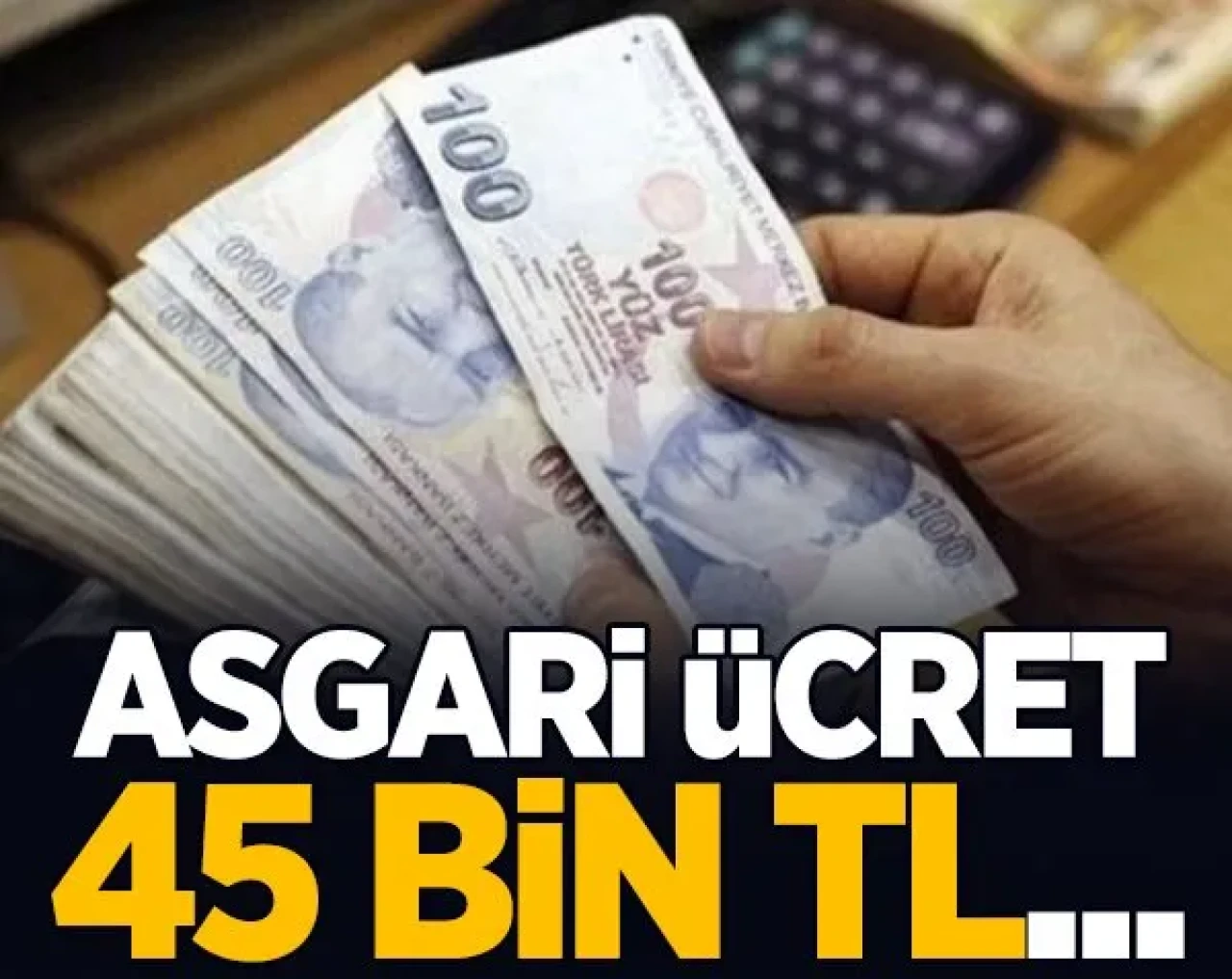 Asgari ücret için 45 bin TL talebi!