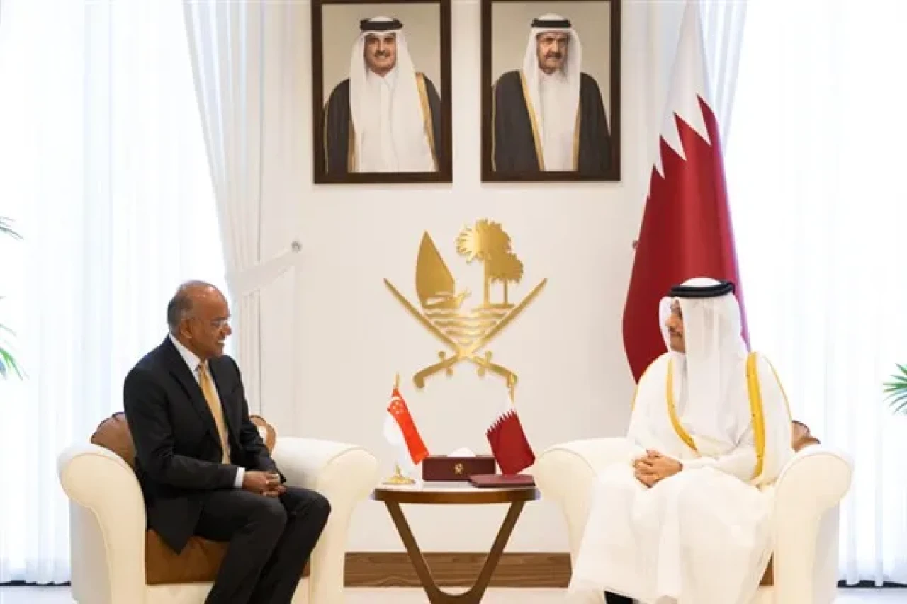 Katar ve Singapur'dan üst düzey güvenlik görüşmesi gerçekleşti.