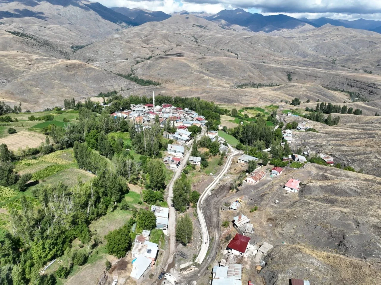 Bayraktar Köyü’nde Taşkın Kontrol İnşaatı Hızla Devam Ediyor