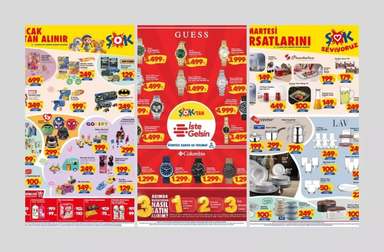 ŞOK'tan Müjde! Columbia Saatleri 15 Kasım 2025 Aktüel Kataloğunda!