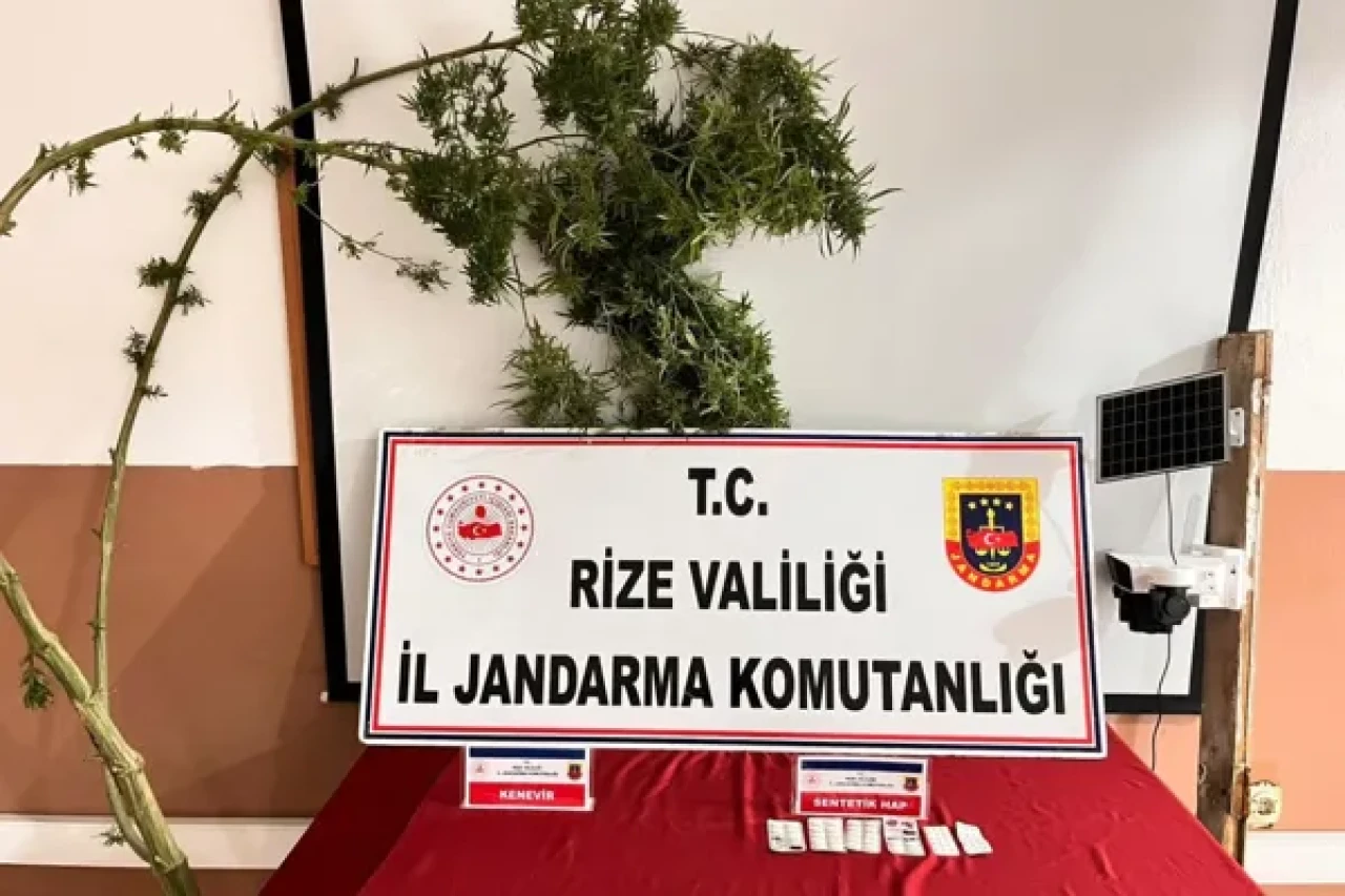 Rize'de uyuşturucu operasyonu: 3 kişi yakalandı!