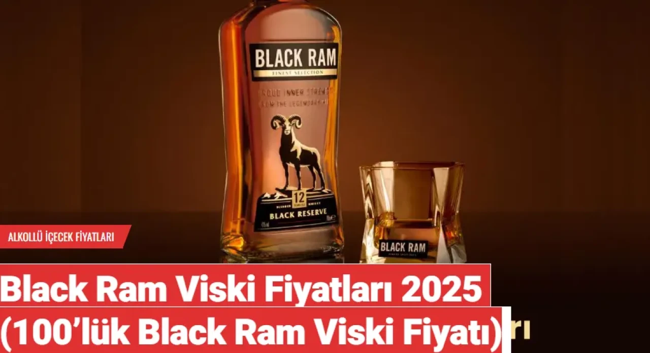 Black Ram Viski Fiyatları 2025 (100’lük Black Ram Viski Fiyatı)