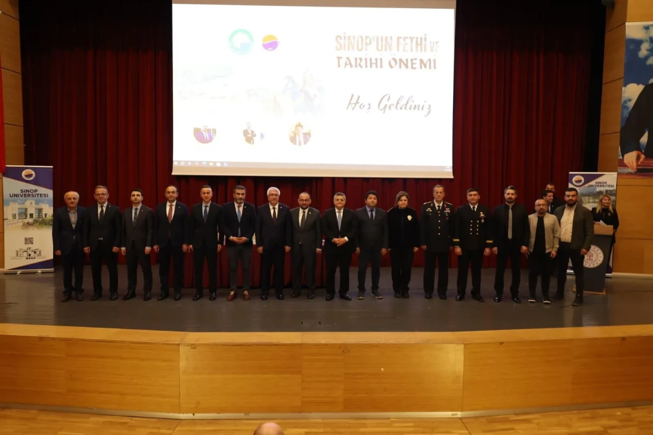 Rektör Prof. Dr. Mustafa Alican, Sinop’un Fethi Paneline Katıldı