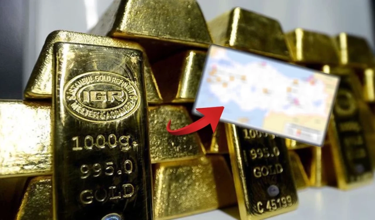 Altın rezervi en yüksek 5 şehir! Rize Bakın Kaçıncı Sırada?