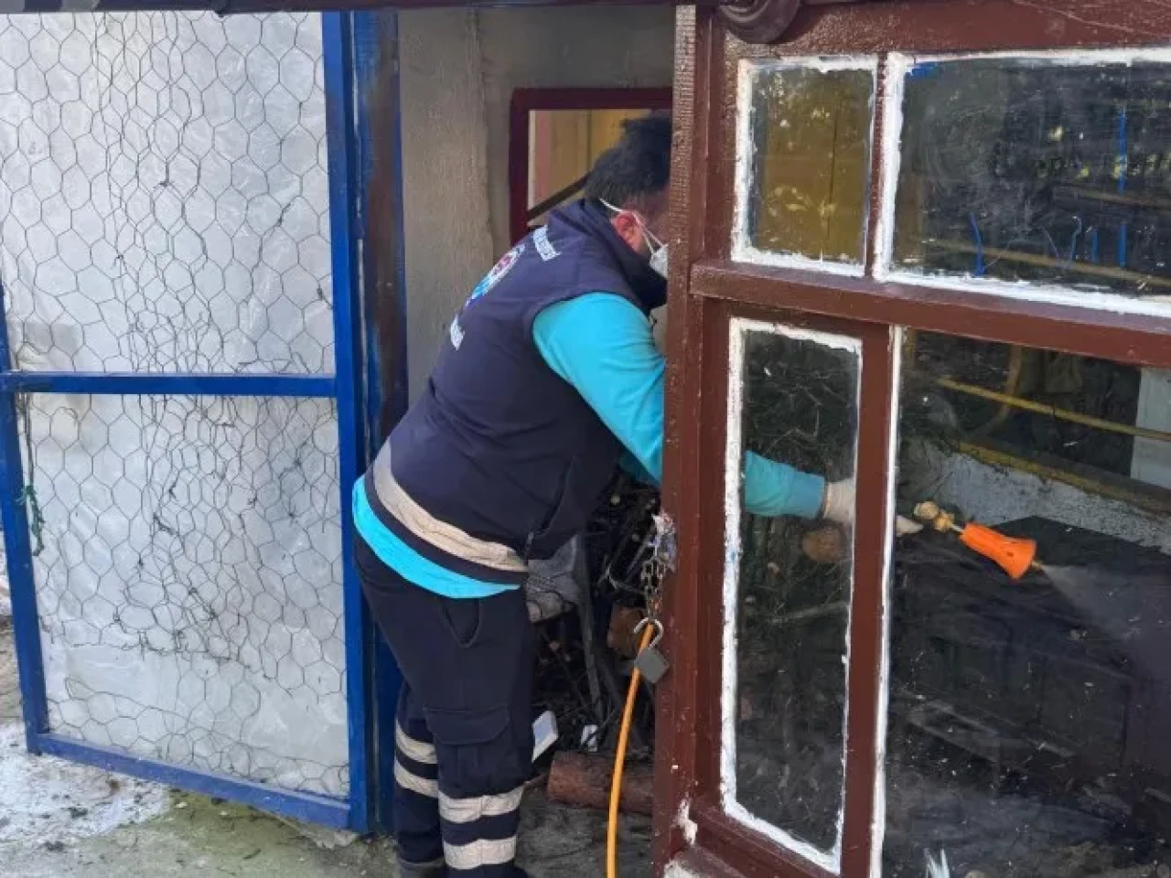 Beşikdüzü'nde kahverengi kokarca ile mücadele için kapsamlı ilaçlama çalışması yapıldı