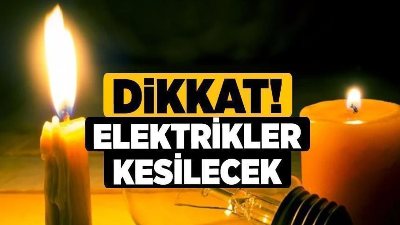 Denizli'de 11, 12 Kasım'da 5 İlçede Elektrik Kesintisi