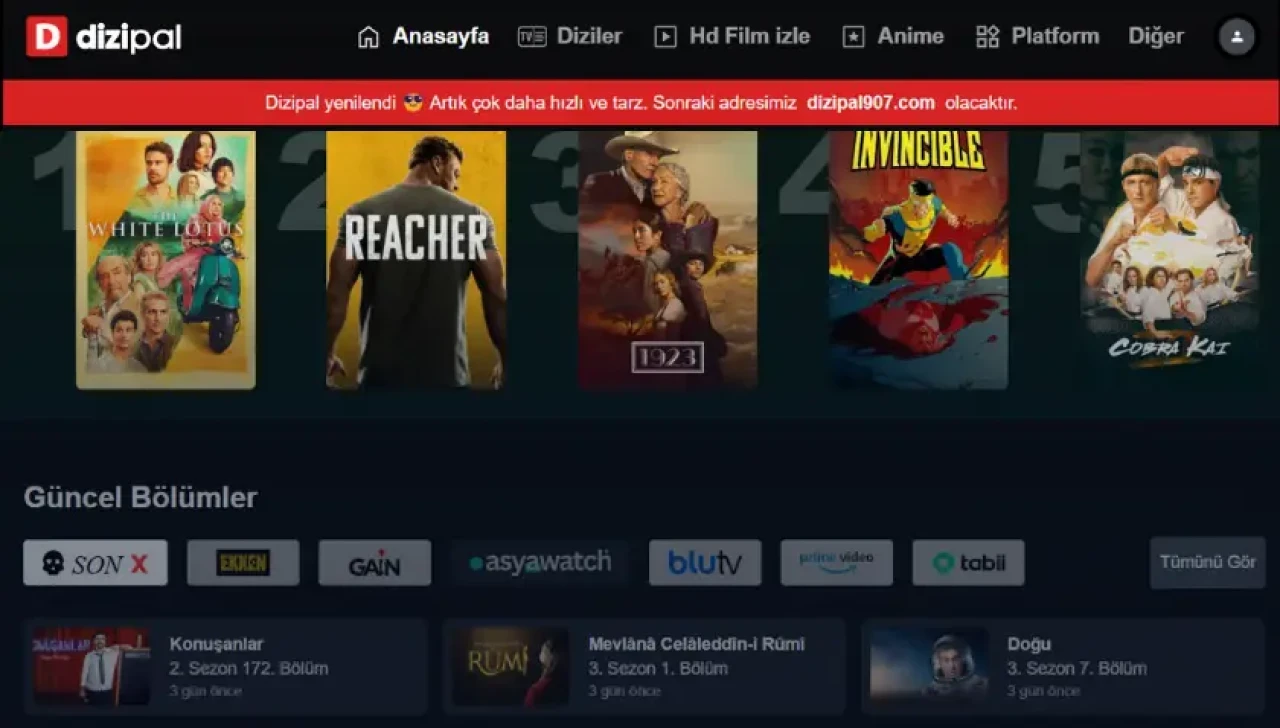Dizipal Güncel Giriş Adresi 2025 – dizipal 1911 ve 152