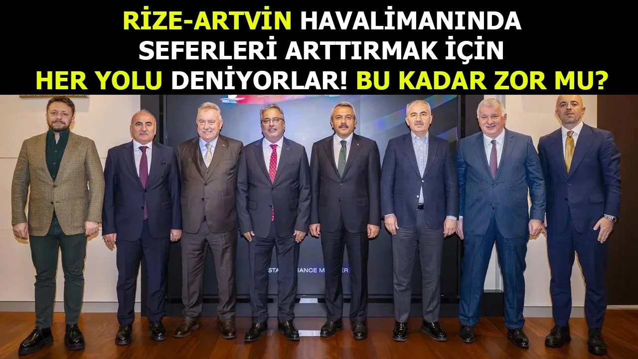 Rize heyetinden THY Yönetimine önemli ziyaret