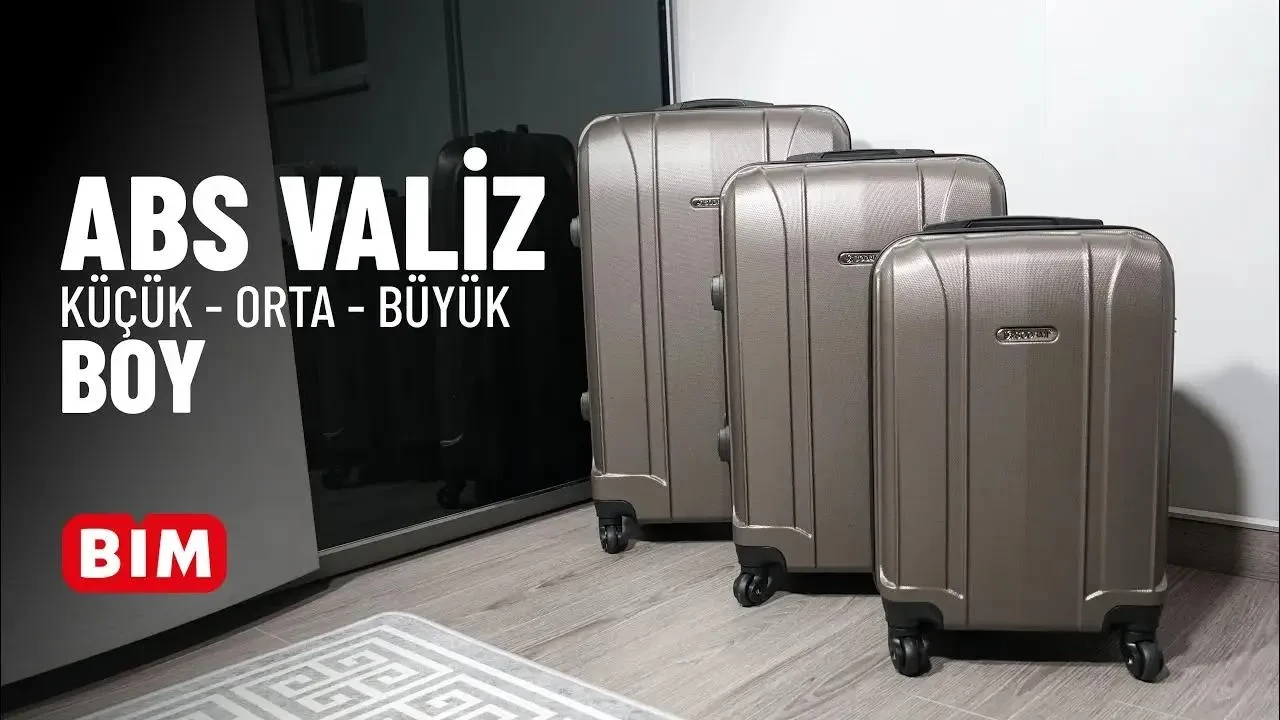 BİM'den Müjdeli Haber: Valiz Setleri 21 Kasım 2025'te İndirimli Fiyata Satışta!