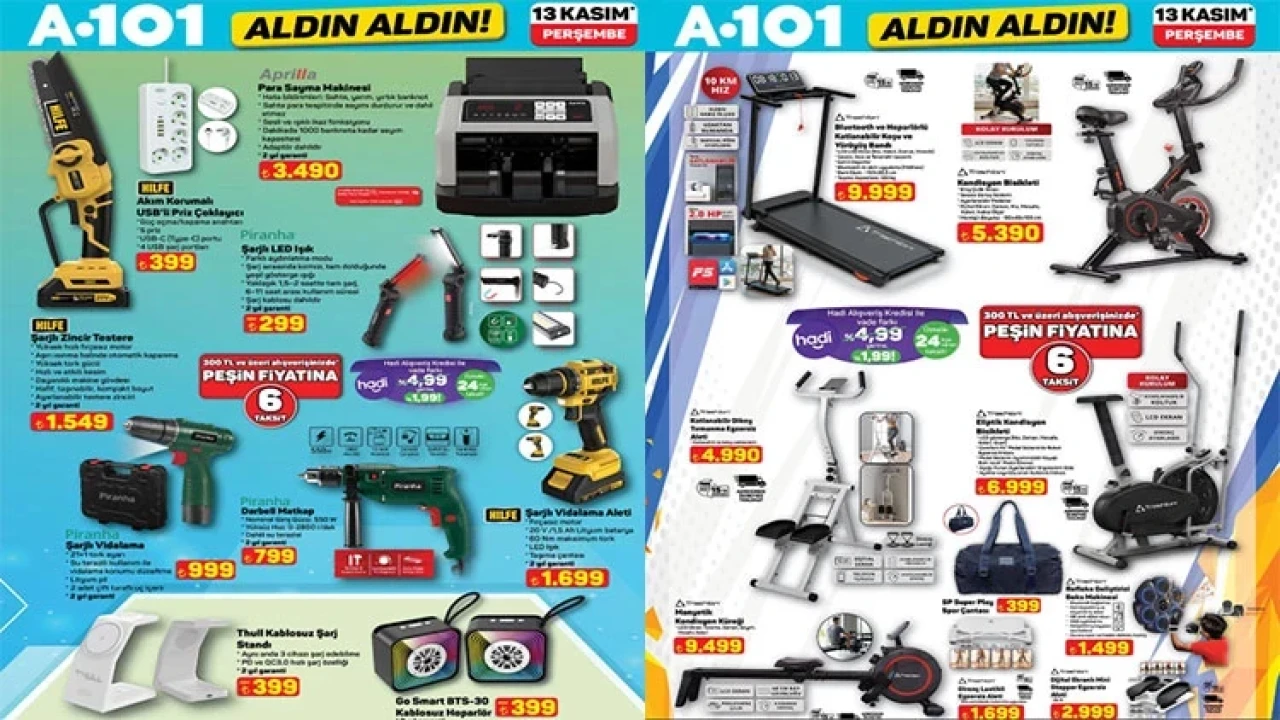 A101'den Şaşırtan İndirimler! 13 Kasım 2025 Aktüel Ürünler ve Fırsatlar! A101'in bu haftaki kataloğunda Fırsatları kaçırmayın!