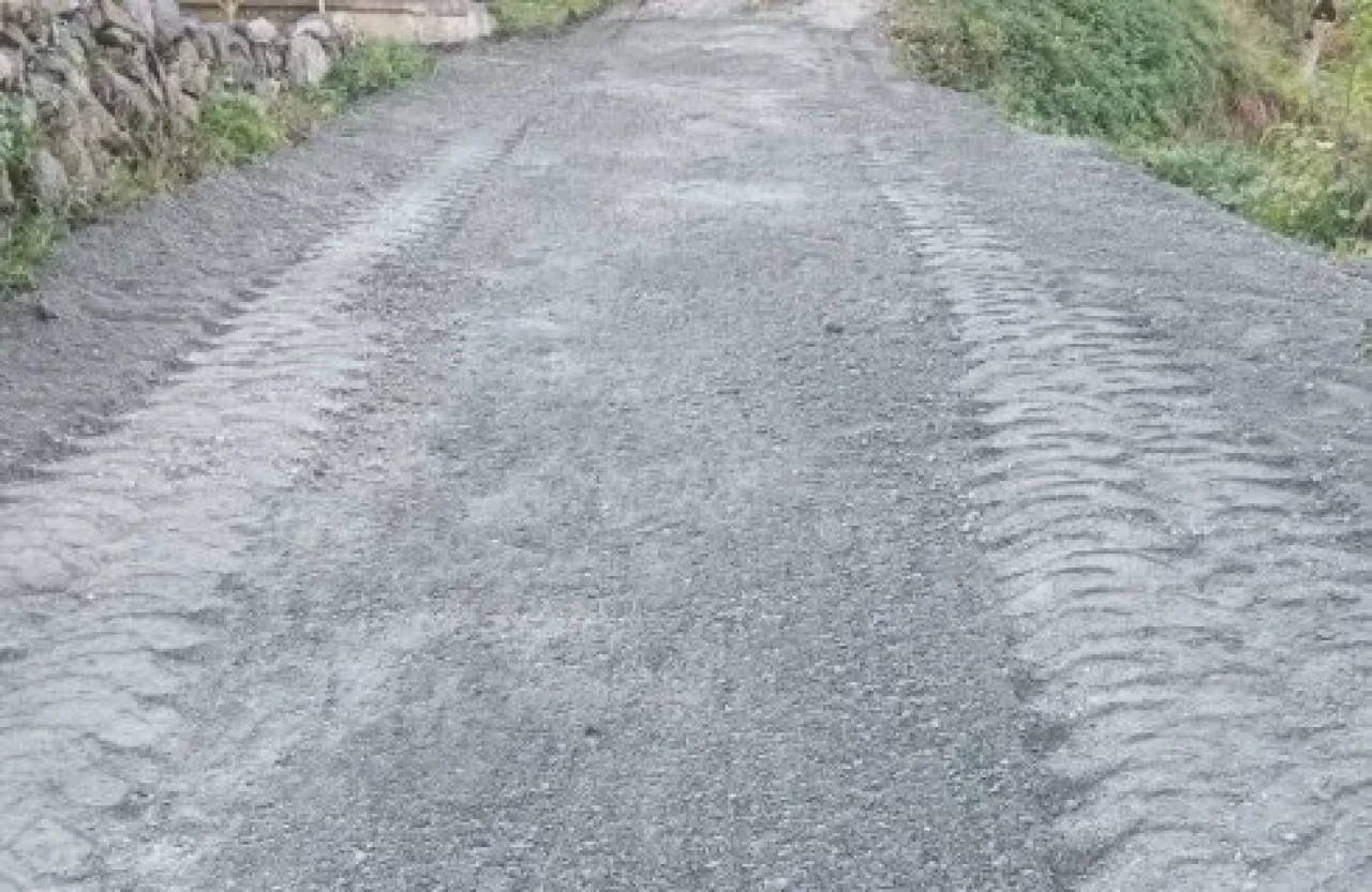 Yazılıtaş Mahallesinde Kuru Beton Çalışması Tamamlandı