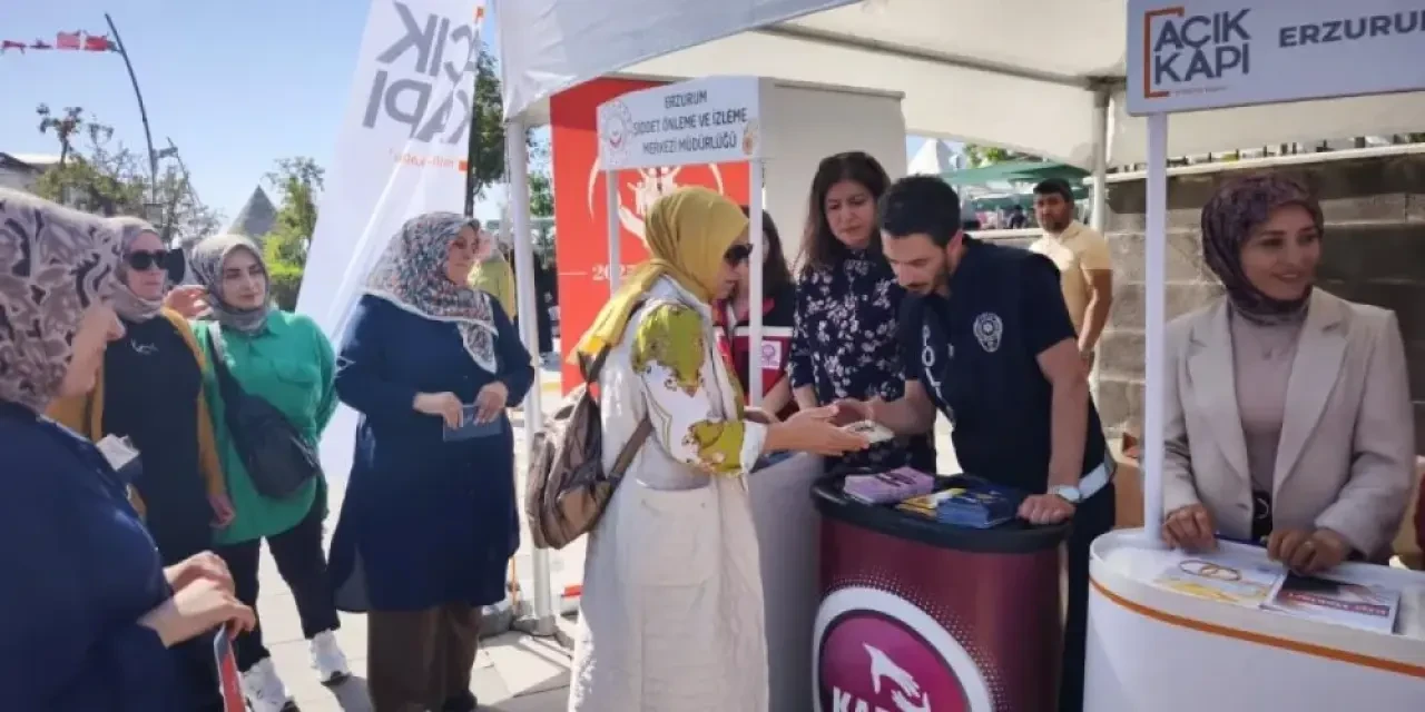 Erzurum Açık Kapı Şube Müdürlüğü, Kadına Yönelik Şiddetle Mücadele Çalışmalarını Sürdürüyor